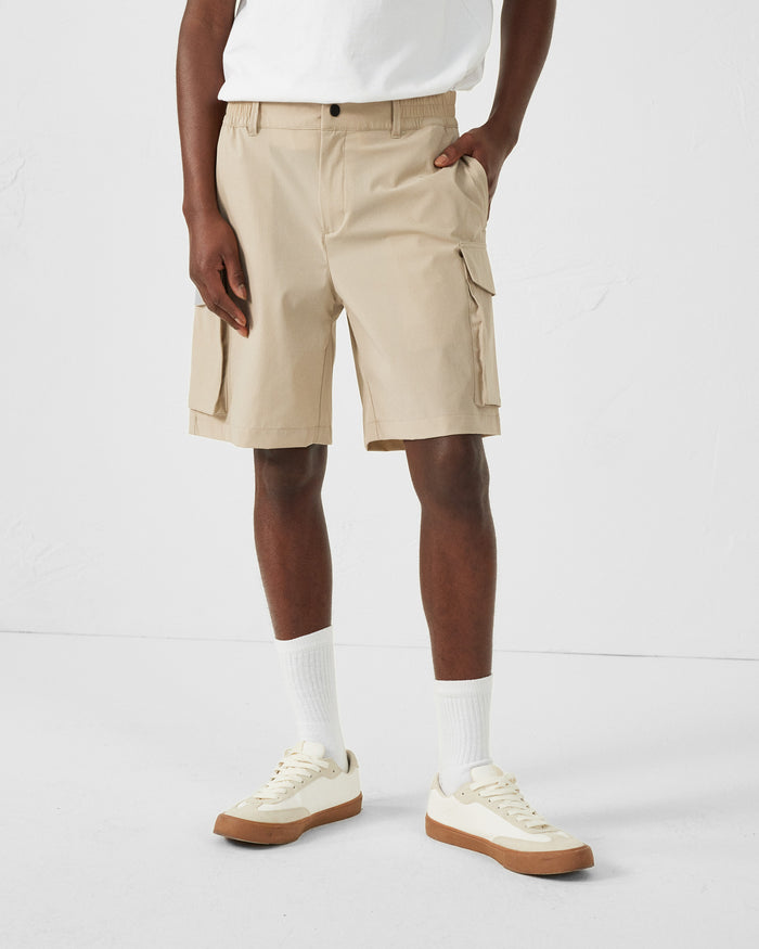 Just Over The Top Short Cargo Beige Morpheus