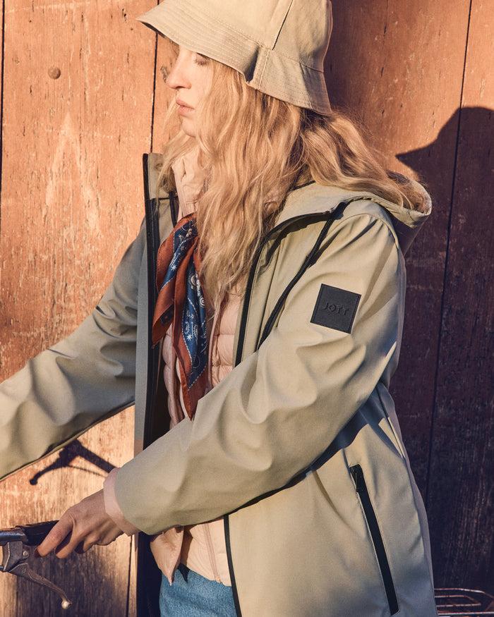 Just Over The Top Parka Mi-longue Légère Beige Erika