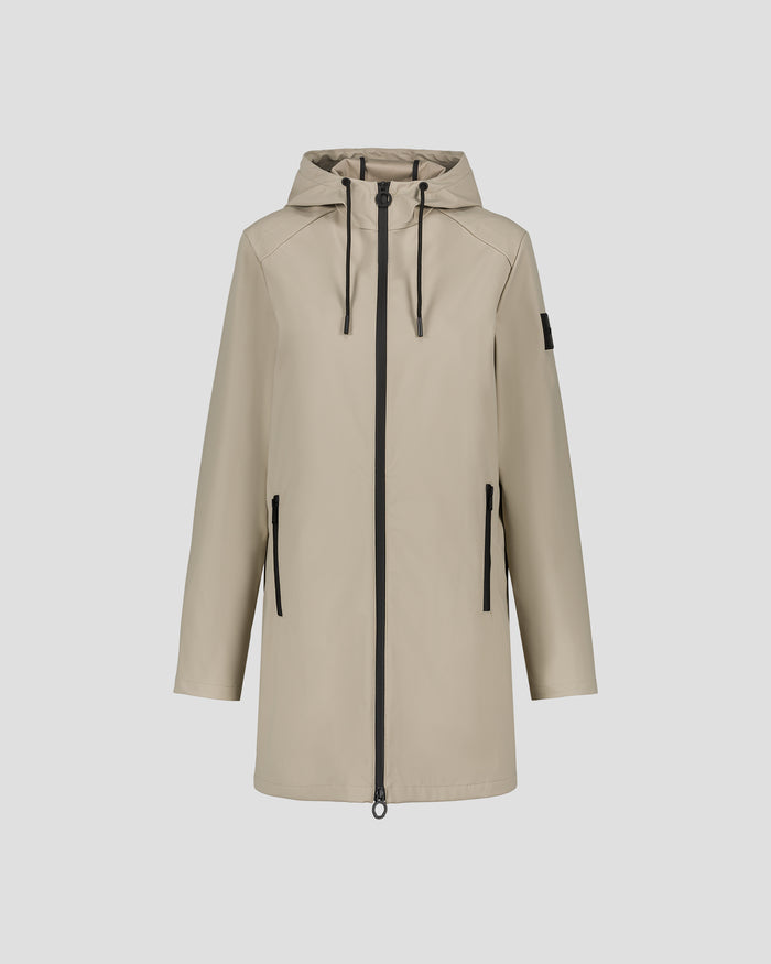 just over the top Parka mi-longue légère Beige Erika