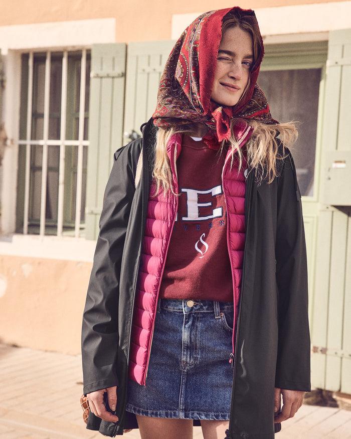 Just Over The Top Parka Mi-longue Légère Noir Erika