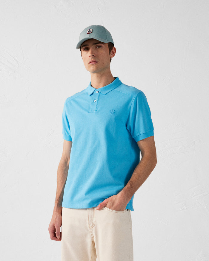 Just Over The Top Polo En Coton Bleu Horizon Alvaro