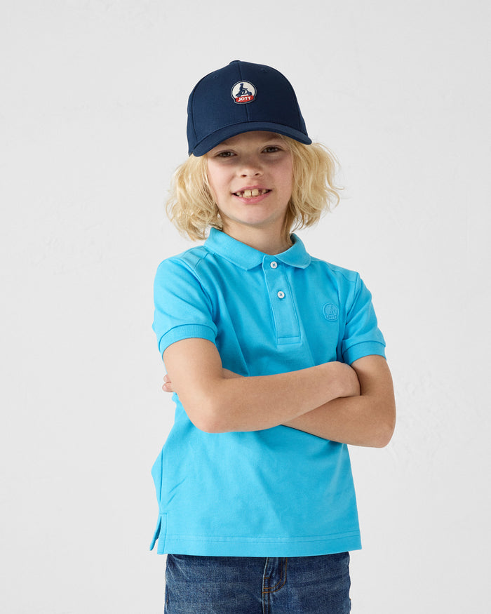 Just Over The Top Polo Enfant En Coton Bleu Horizon Ciro