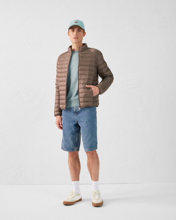 Just Over The Top Pull En Mailles Col Rond Vert Minéral Hadrien