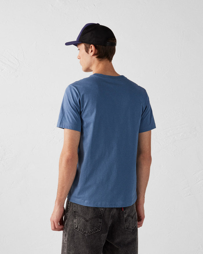 Just Over The Top T-shirt Col Rond Homme En Coton Bleu Jeans Pedro