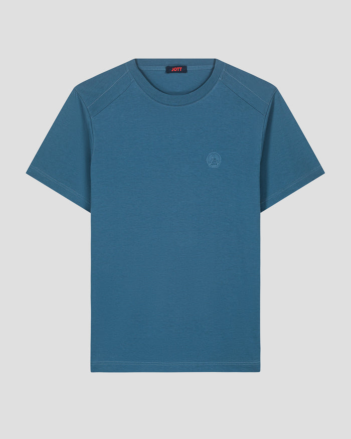 just over the top T-shirt col rond homme en coton Bleu jeans Pedro