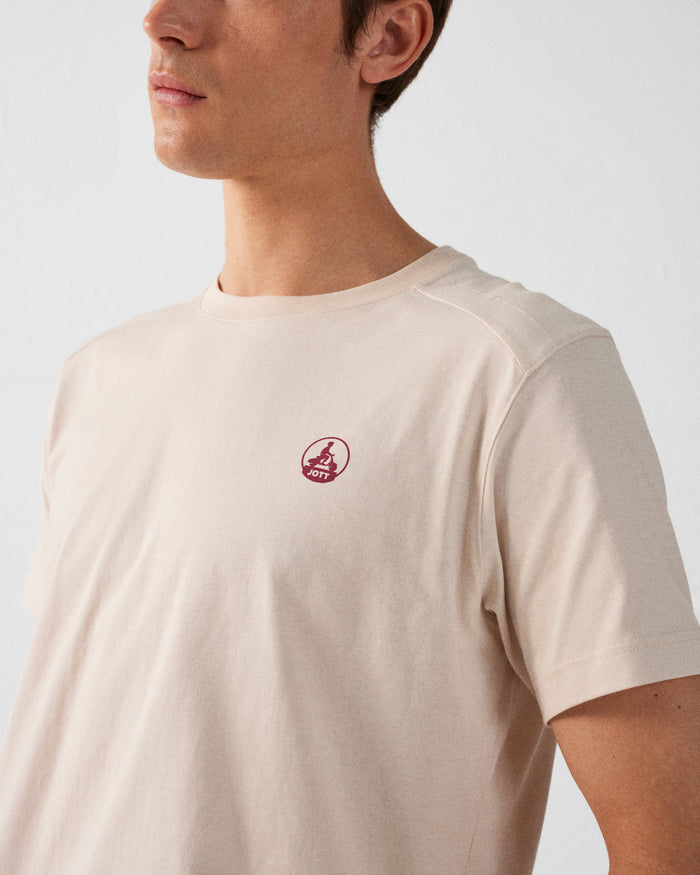 Just Over The Top T-shirt Col Rond Homme En Coton Sable Pedro Rear