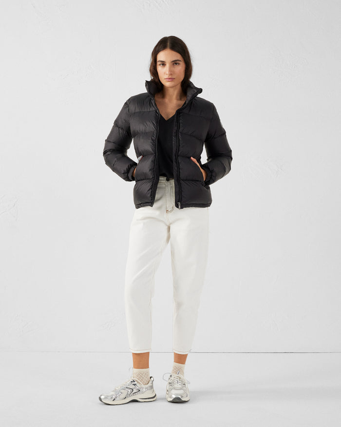 Just Over The Top T-shirt Col V Femme En Coton Noir Sonia