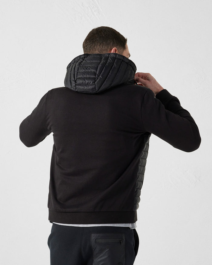 Just Over The Top Veste Bi-matière à Capuche Noir Gummy 2.0