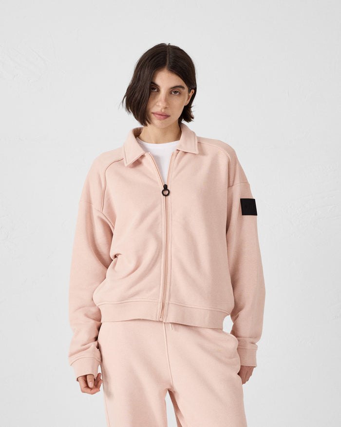 Just Over The Top Veste Col Chemise Pêche Clair Anneso