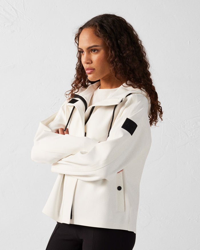 Just Over The Top Veste Courte Bimatière 'oversize' Blanc Ellen
