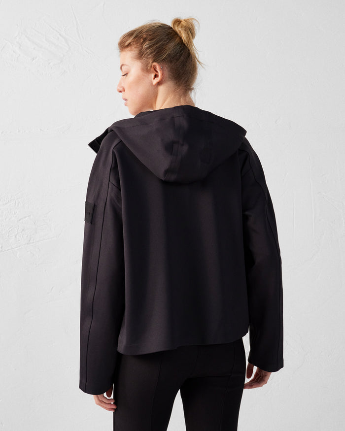 Just Over The Top Veste Courte Bimatière 'oversize' Noir Ellen