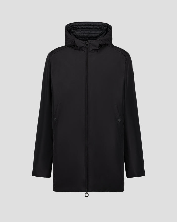 just over the top Veste longue ultralégère à capuche Noir Boris