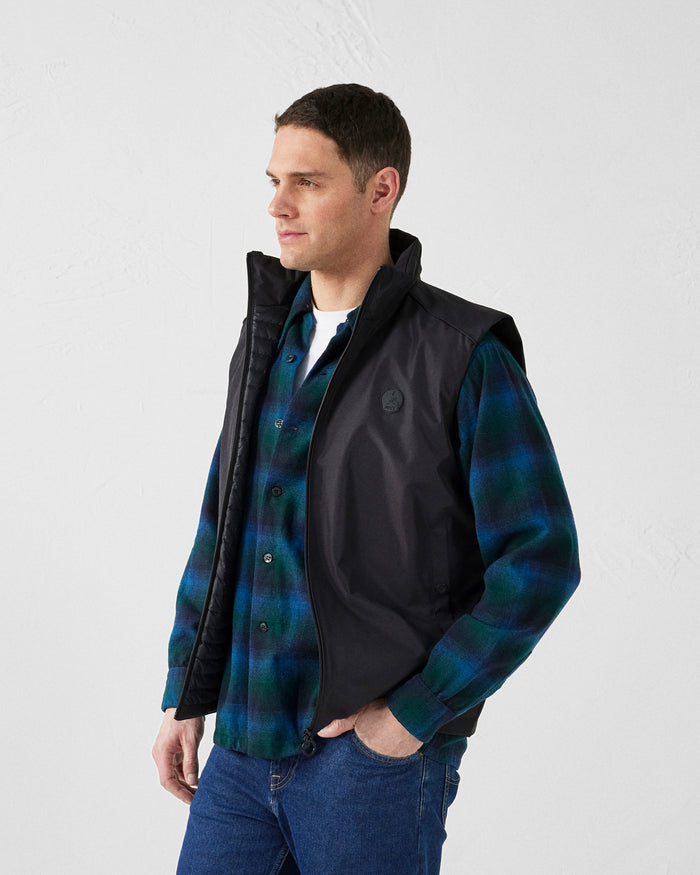 Just Over The Top Veste Sans Manches Ultralégère Noir Andrei