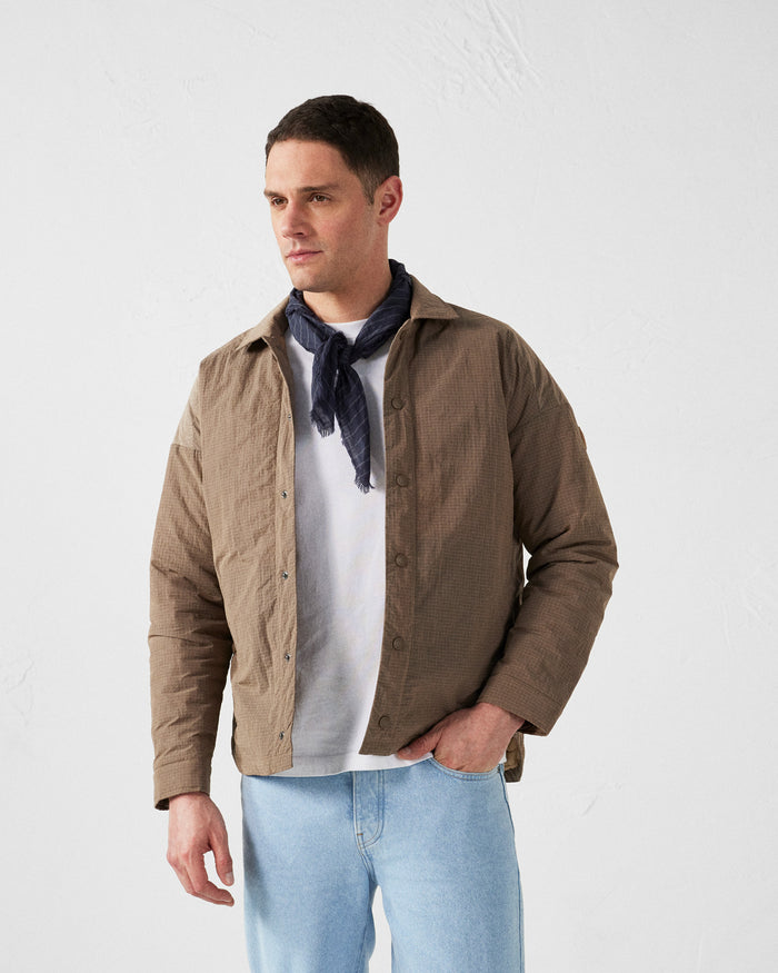 Just Over The Top Veste Surchemise Ultralight Fauve Jeremy