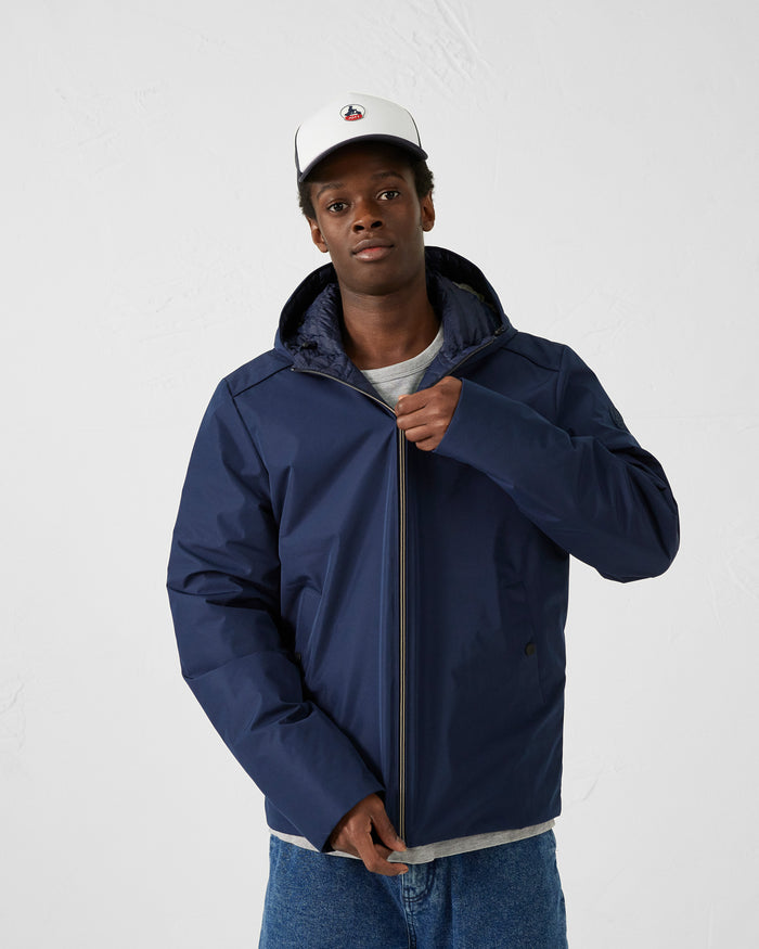 Just Over The Top Veste Ultralégère à Capuche Marine Arcadi