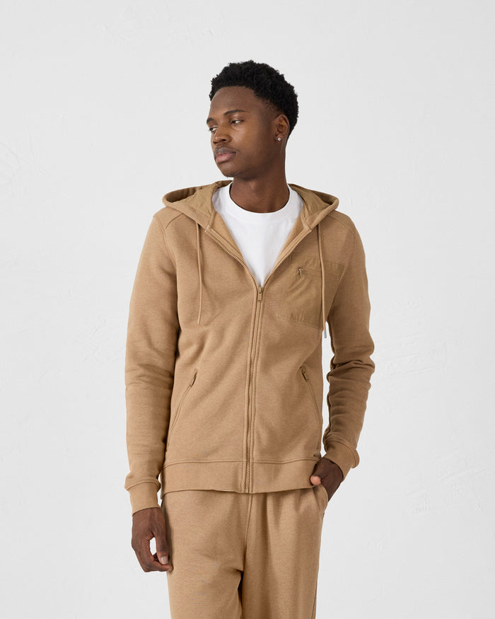 Just Over The Top Veste Zippée En Coton Fauve Hector