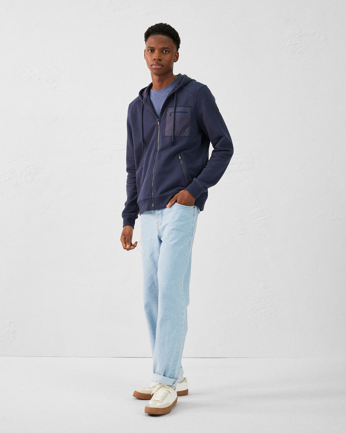 Just Over The Top Veste Zippée En Coton Marine Hector