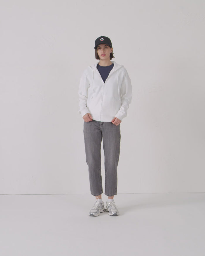 Just Over The Top Veste Zippée En Molleton Blanc Leda