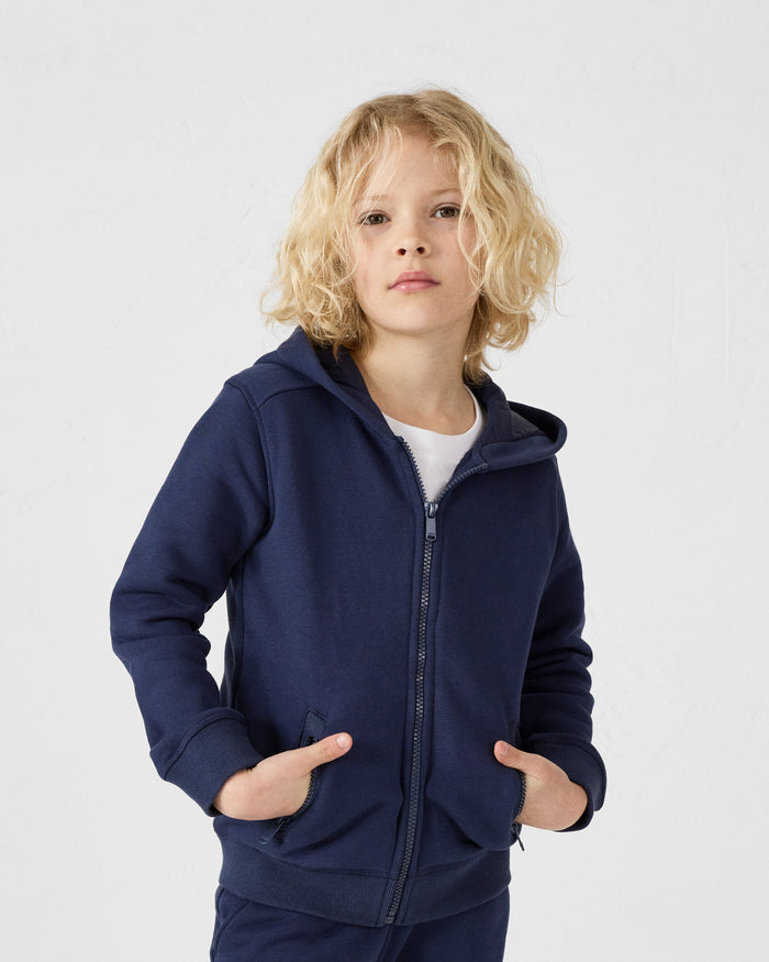 Just Over The Top Veste Zippée Enfant En Coton Marine Tango