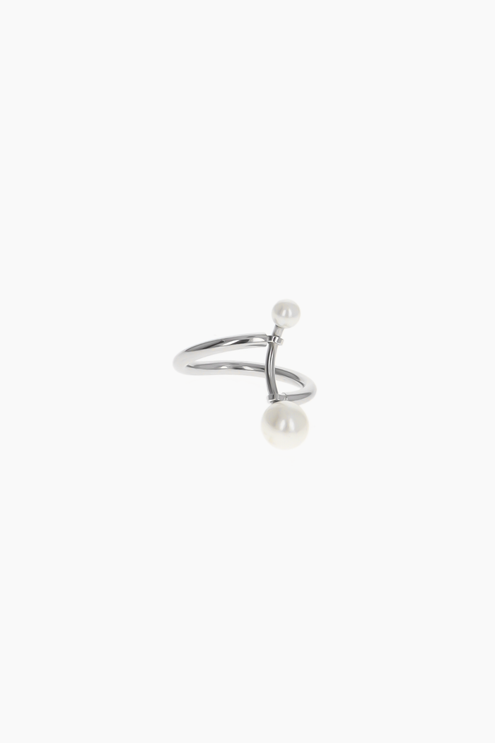 Justine Clenquet Bague Mindy Perle