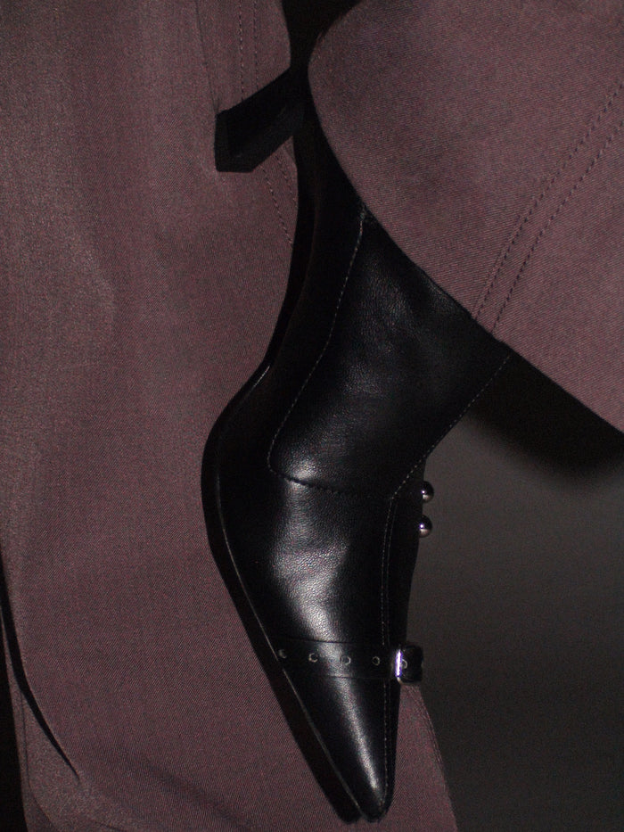 Justine Clenquet Bottines Patti Noir