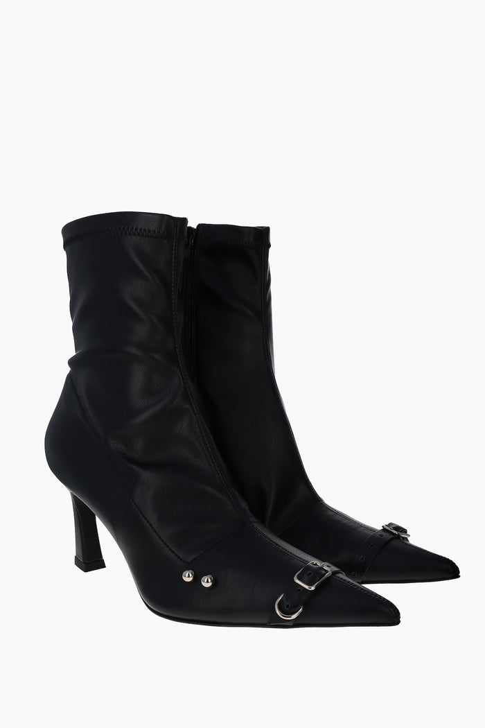 justine clenquet Bottines Patti noir