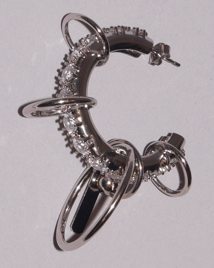 Justine Clenquet Boucle D'oreille Deana Cristal