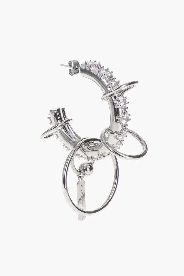 justine clenquet Boucle d'oreille Deana cristal