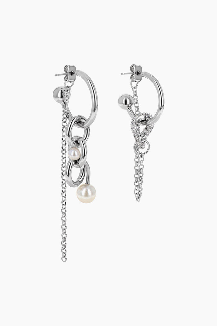Justine Clenquet Boucles D’oreilles Abel Perle