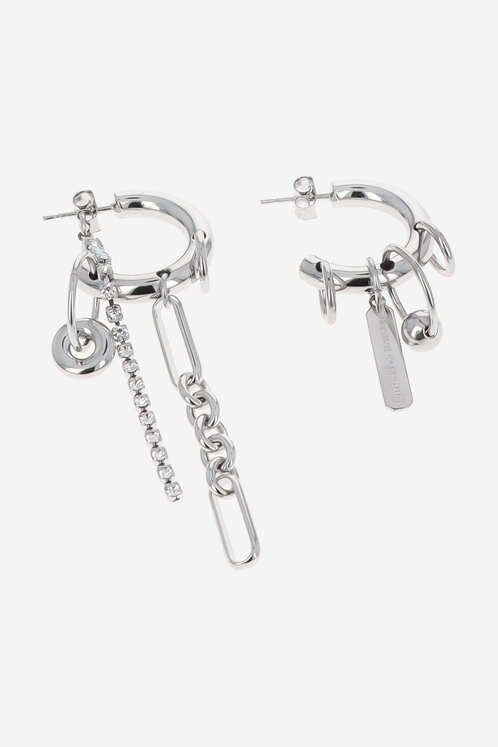 Justine Clenquet Boucles D'oreilles Iris Cristal