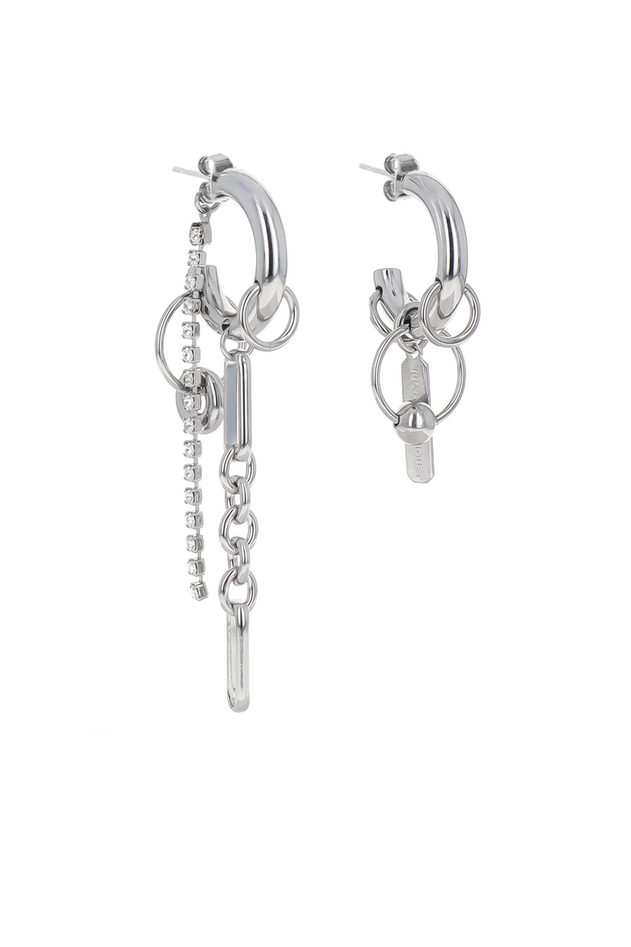 justine clenquet Boucles d'oreilles Iris cristal