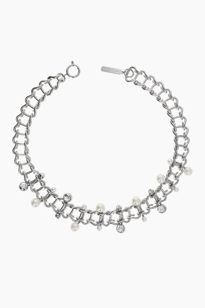 justine clenquet Choker Mindy perle