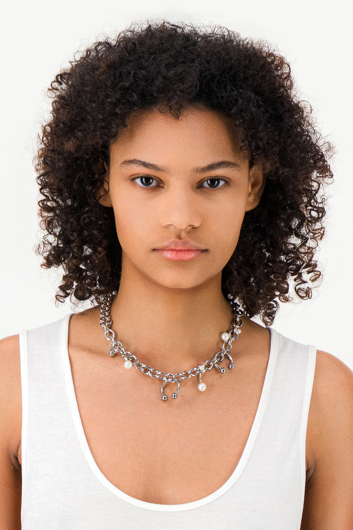 Justine Clenquet Collier Holly Perle