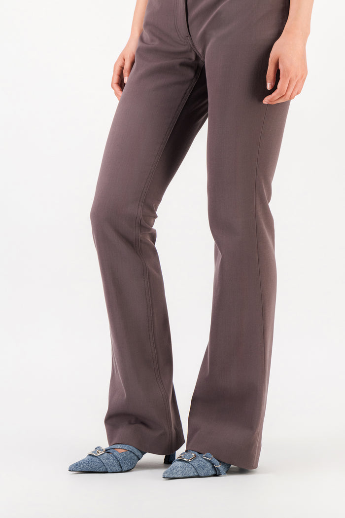 Justine Clenquet Escarpins Joan Denim Bleu