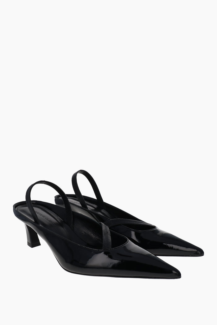 justine clenquet Escarpins Sofia noir verni
