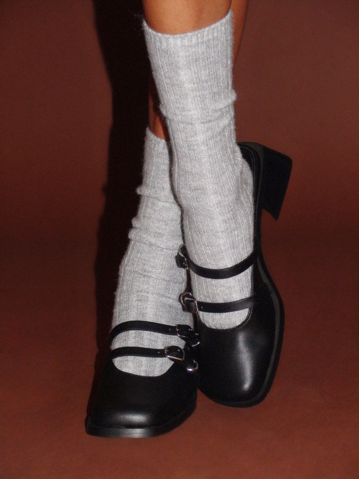 Justine Clenquet Mules Andie Noir