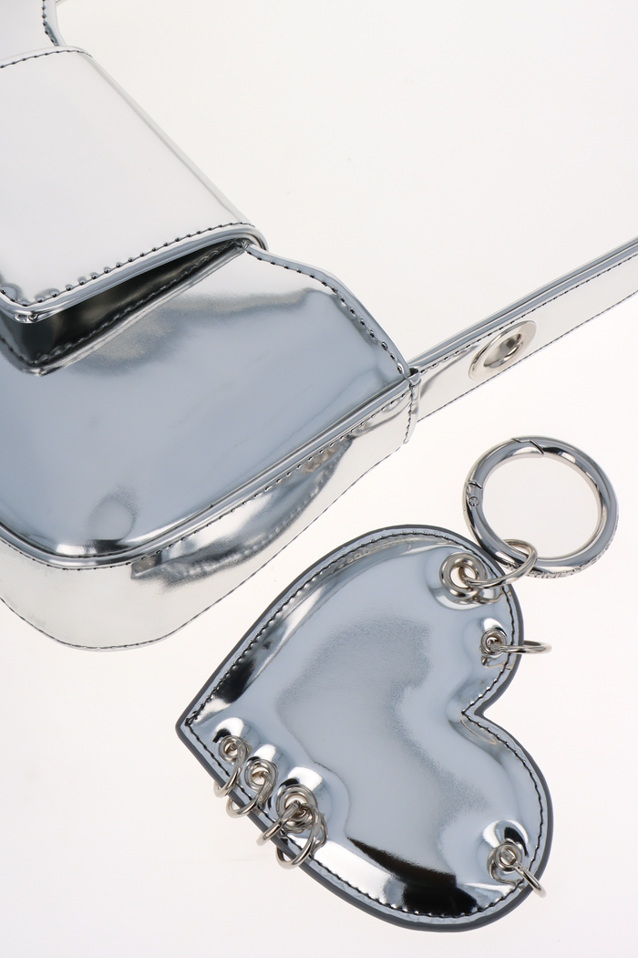 Justine Clenquet Porte-clé Coeur Argent