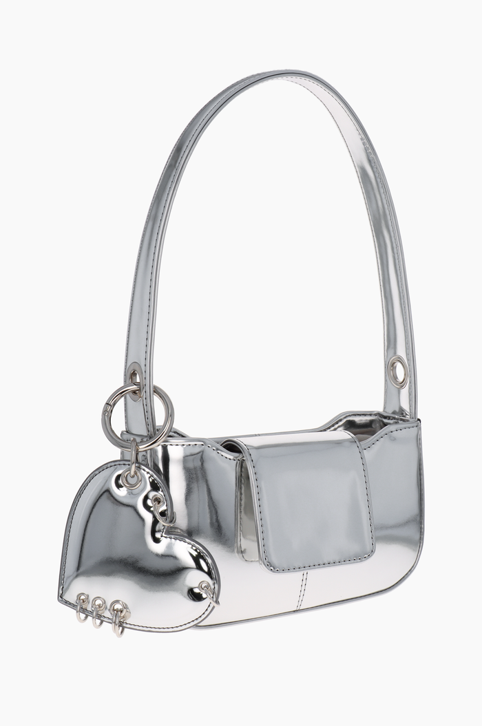 Justine Clenquet Porte-clé Coeur Argent