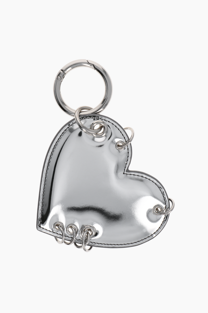 justine clenquet Porte-clé coeur argent