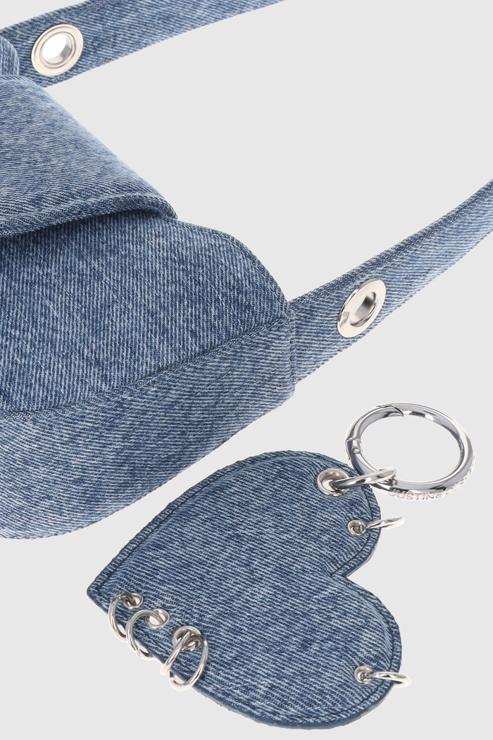 Justine Clenquet Sac Dylan Denim Bleu