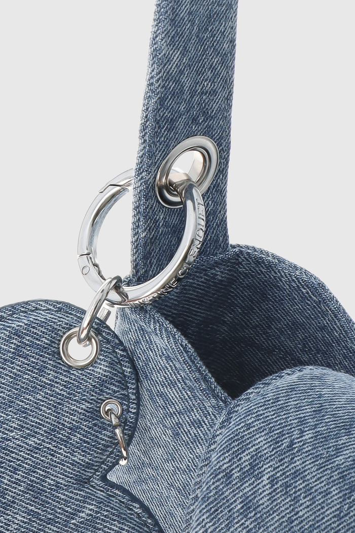 Justine Clenquet Sac Dylan Denim Bleu