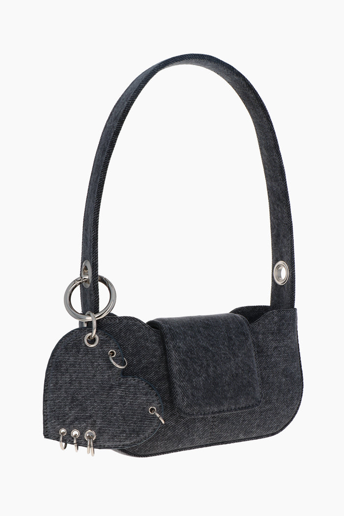 justine clenquet Sac Dylan denim gris