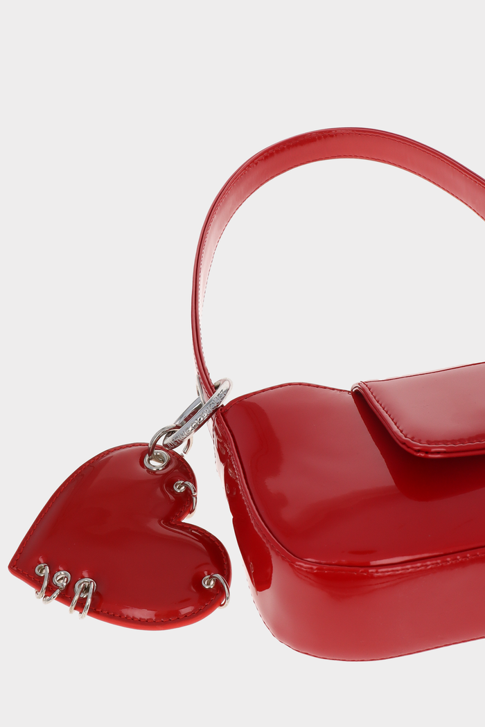 Justine Clenquet Sac Dylan Rouge Verni