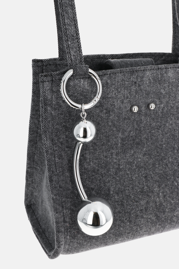 Justine Clenquet Sac Uma Denim Gris