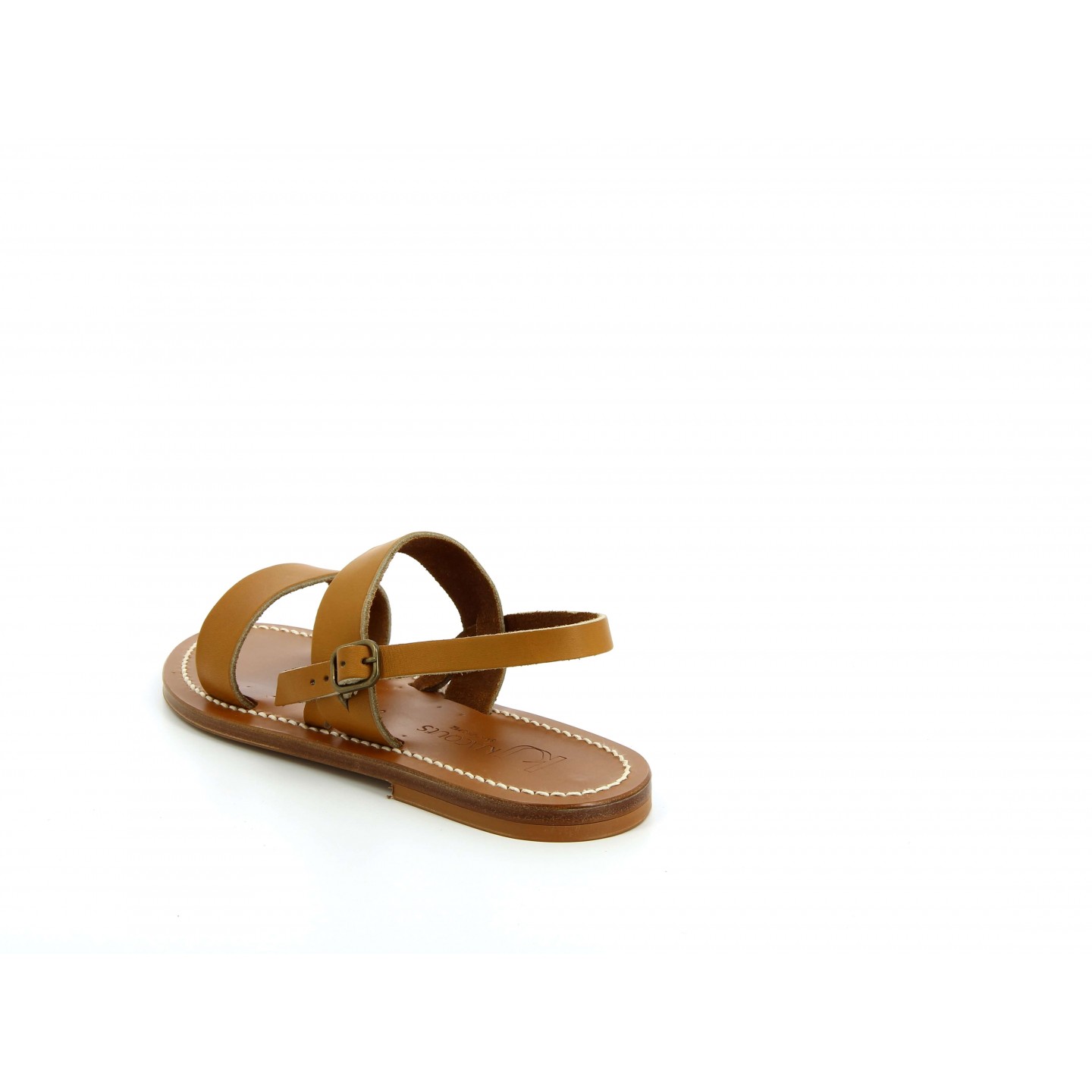 K.JACQUES BARIGOULE Sandales Plates Cuir Disco Platine
