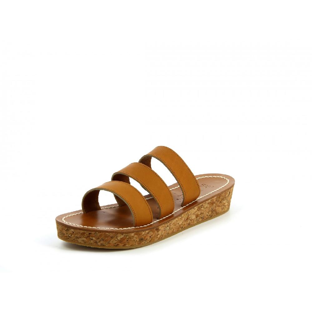 K.JACQUES CERNAY Sandales compensées Cuir Pul Naturel