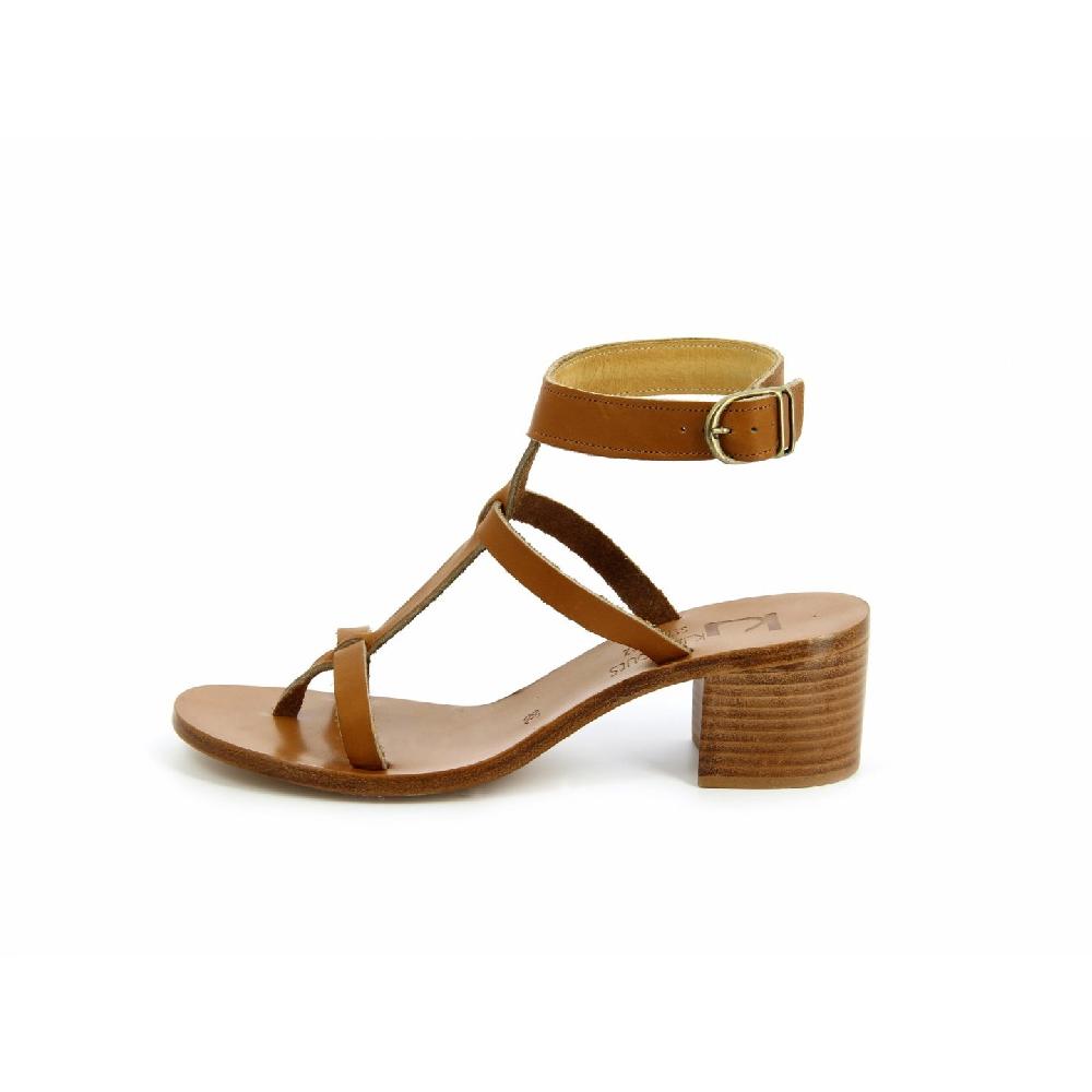 K.JACQUES CHRISTOBAL Sandales à Talons Cuir Pul Naturel