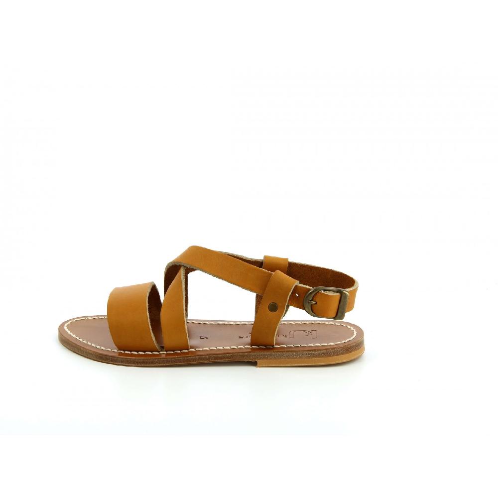 K.JACQUES CORENTIN Sandales Plates Cuir Pul Naturel