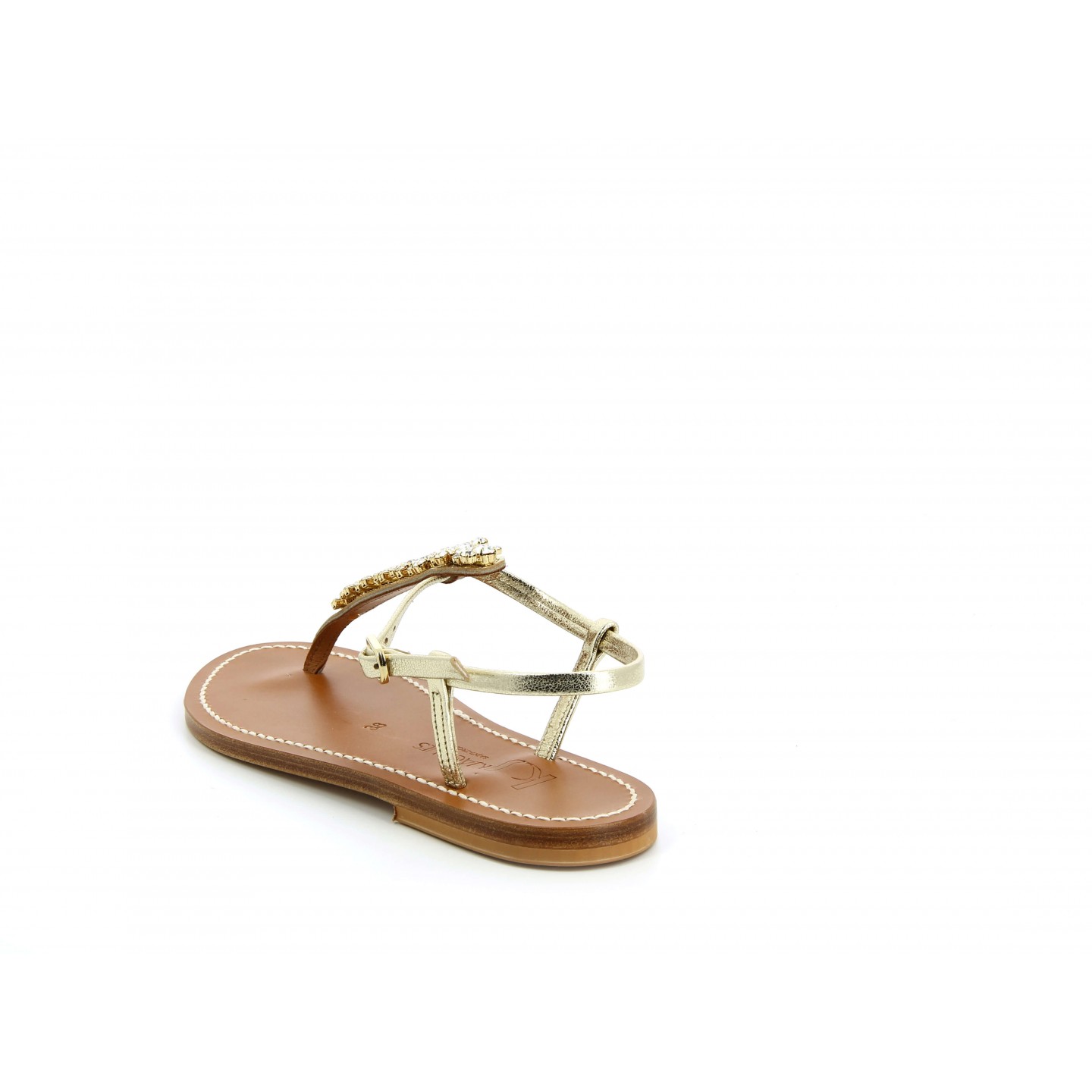 K.JACQUES DANA Femme Cuir Metyl Champan Bijoux Cristal