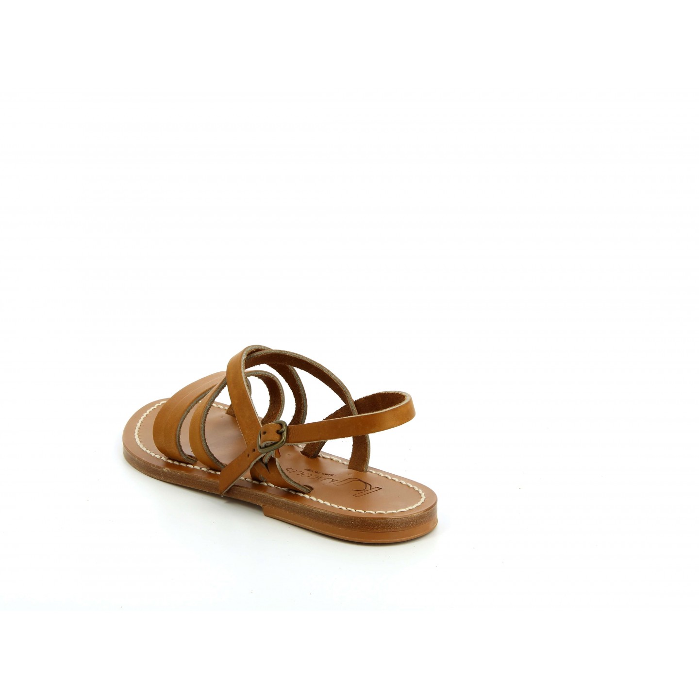 K.JACQUES HERACLES Sandales Plates - Cuir Pul Naturel